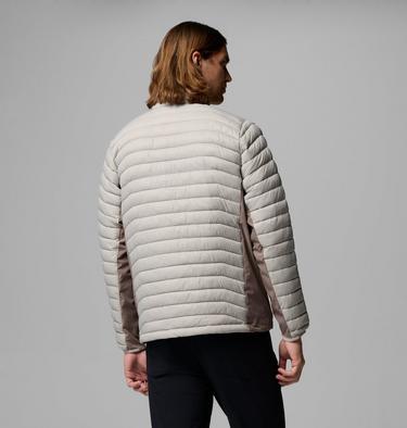 Chaqueta acolchada aislante h&iacute;brida Powder Pass para hombre, Color: Flint Grey, Iron, image 11