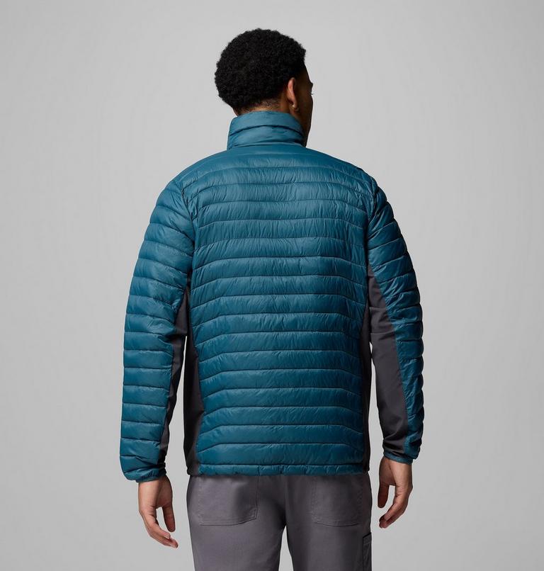 Men's Powder Pass Hybrid Jacket, Color: Everblue, Shark, image 3
