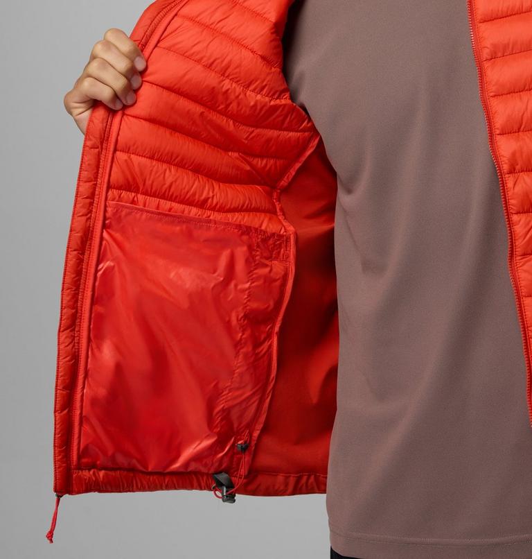 Men's Powder Pass Hybrid Insulated Puffer Jacket, Color: Super Sonic, image 8