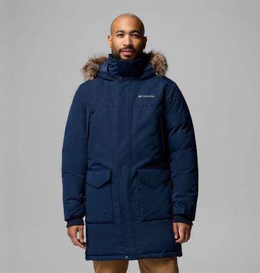 Men's Cape Ridge Waterproof Down Parka, Color: Collegiate Navy, image 1