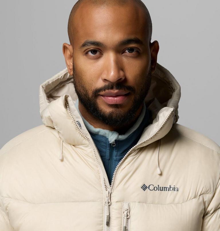 Men's Cloudview Down Hooded Jacket, Color: Dark Stone, image 7