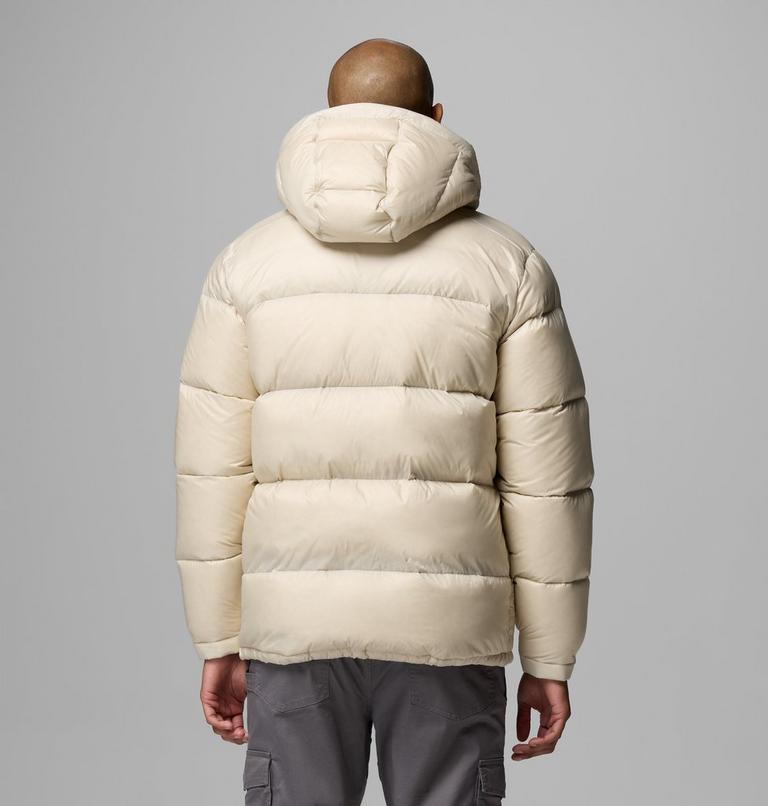 Men's Cloudview Down Hooded Jacket, Color: Dark Stone, image 3