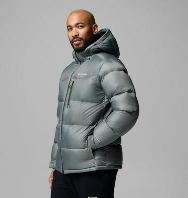 Men's Cloudview Down Hooded Jacket, Color: Sedona Sage, image 8