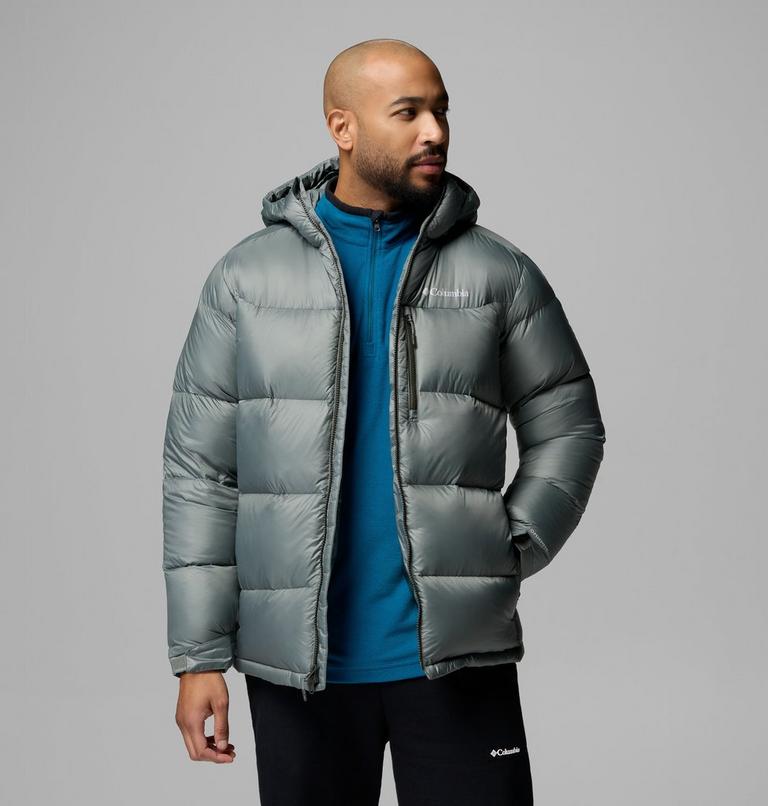 Men's Cloudview Down Hooded Jacket, Color: Sedona Sage, image 5