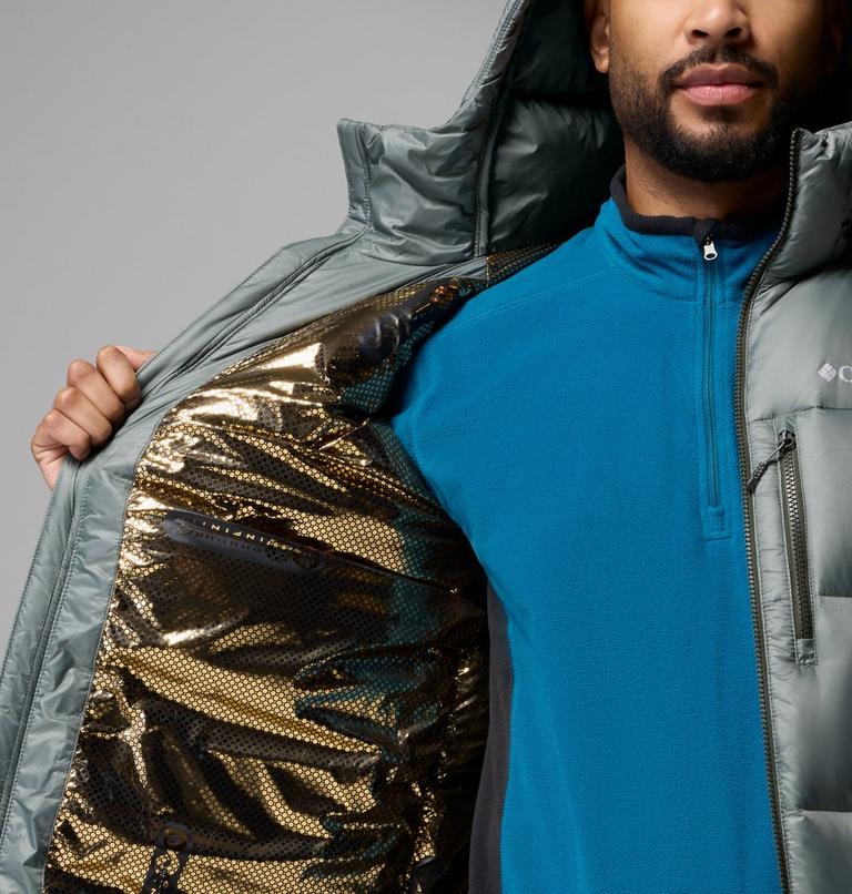 Men's Cloudview Down Hooded Jacket, Color: Sedona Sage, image 6