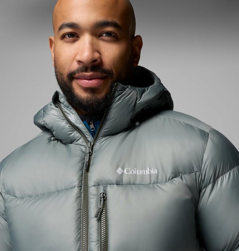 Men's Cloudview Down Hooded Jacket, Color: Sedona Sage, image 7