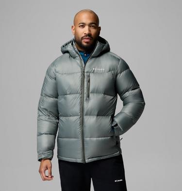 Men's Cloudview Down Hooded Jacket, Color: Sedona Sage, image 5