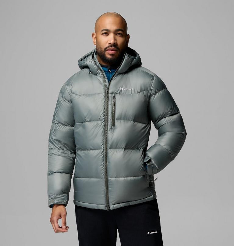 Men's Cloudview Down Hooded Jacket, Color: Sedona Sage, image 1