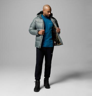Men's Cloudview Down Hooded Jacket, Color: Sedona Sage, image 6