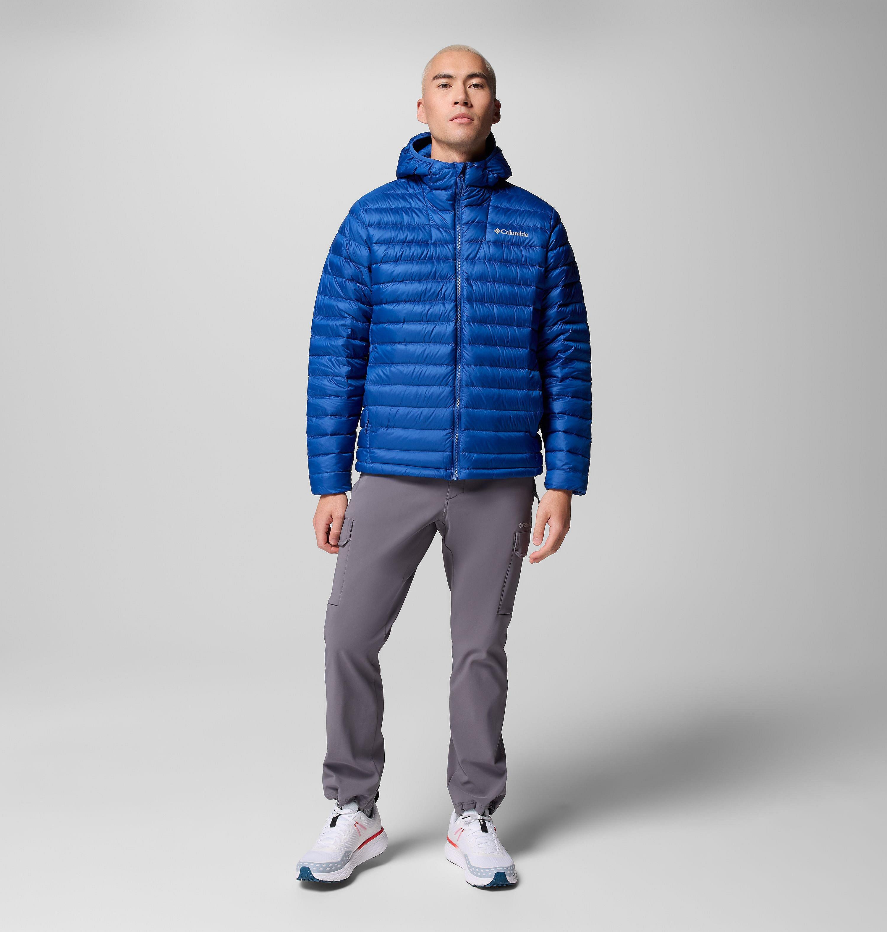 Men's Corelite Down Hooded Jacket | 433 | M 10