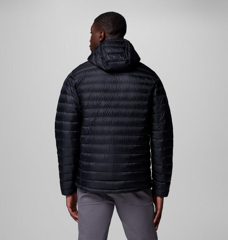 Chaqueta fácil de guardar de plumón con capucha Corelite para hombre, Color: Black, image 3