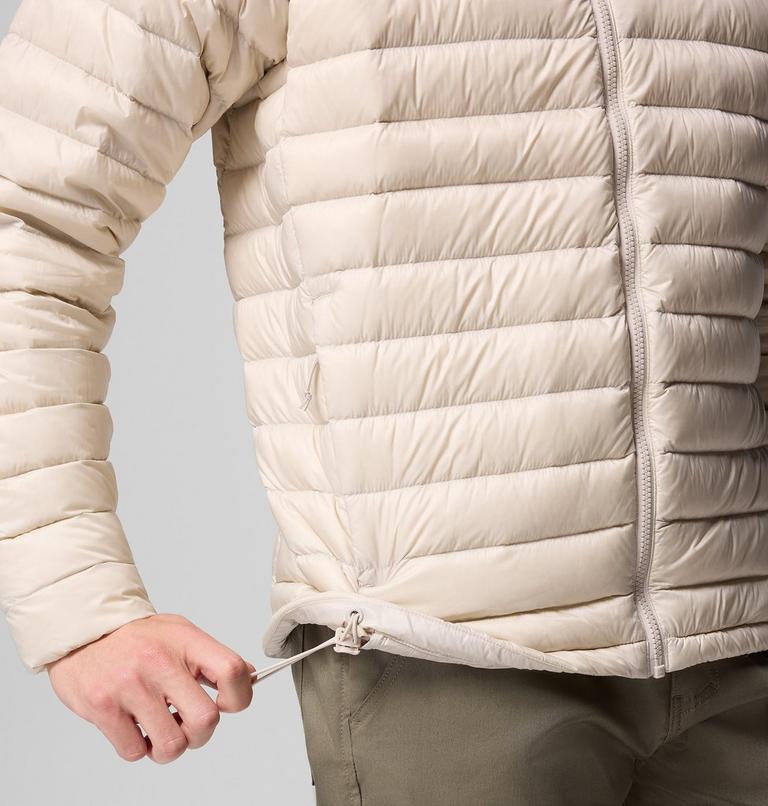 Chaqueta fácil de guardar de plumón con capucha Corelite para hombre, Color: Dark Stone, image 7