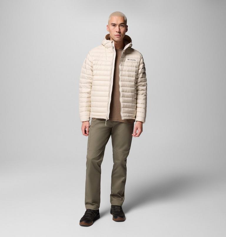 Chaqueta fácil de guardar de plumón con capucha Corelite para hombre, Color: Dark Stone, image 2