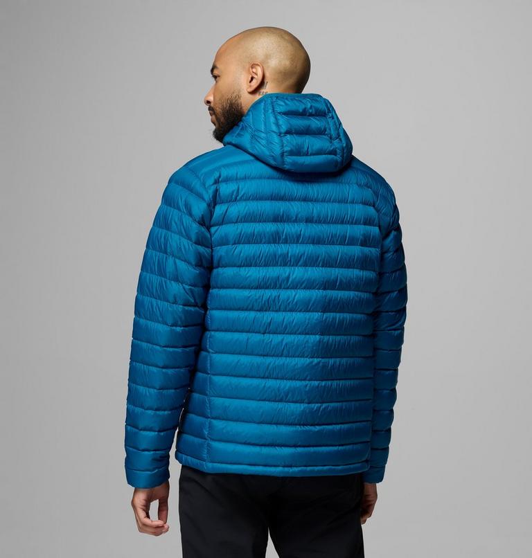 Men's Corelite Packable Down Hooded Jacket, Color: Phoenix Blue, image 3