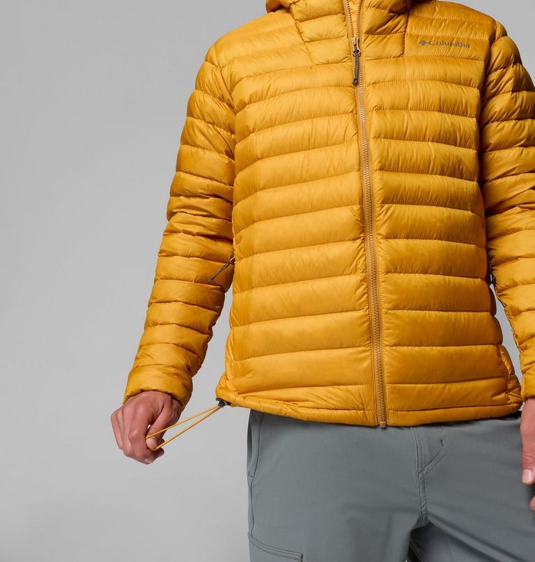 Men's Corelite Packable Down Hooded Jacket, Color: Squash, image 8