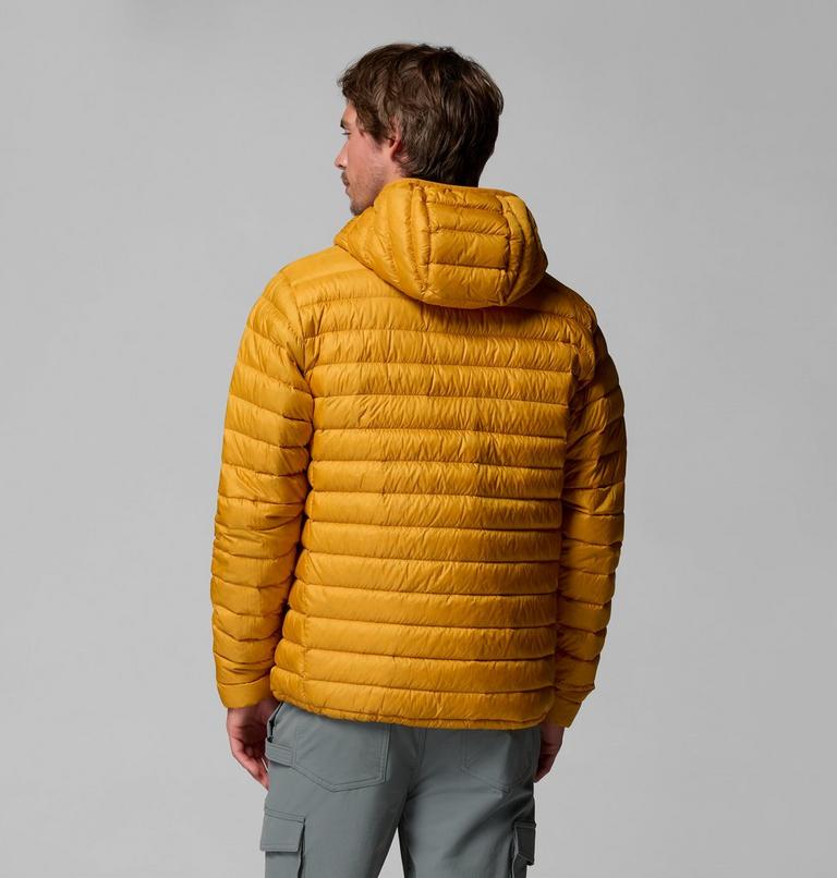 Men's Corelite Packable Down Hooded Jacket, Color: Squash, image 3