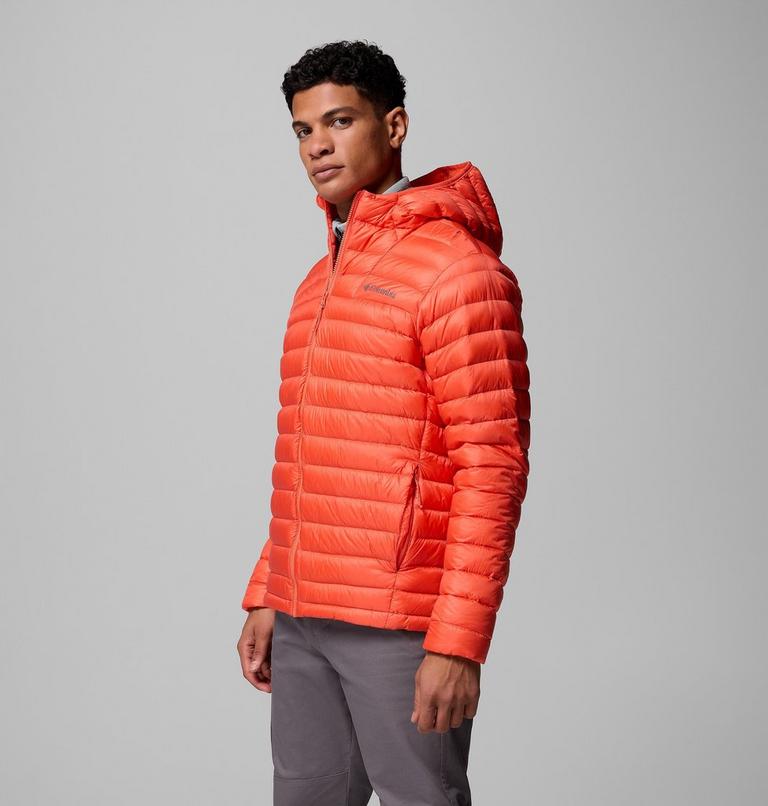 Men's Corelite Packable Down Hooded Jacket, Color: Zing, image 4