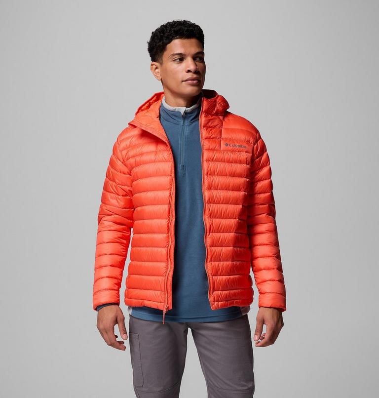 Men's Corelite Packable Down Hooded Jacket, Color: Zing, image 5