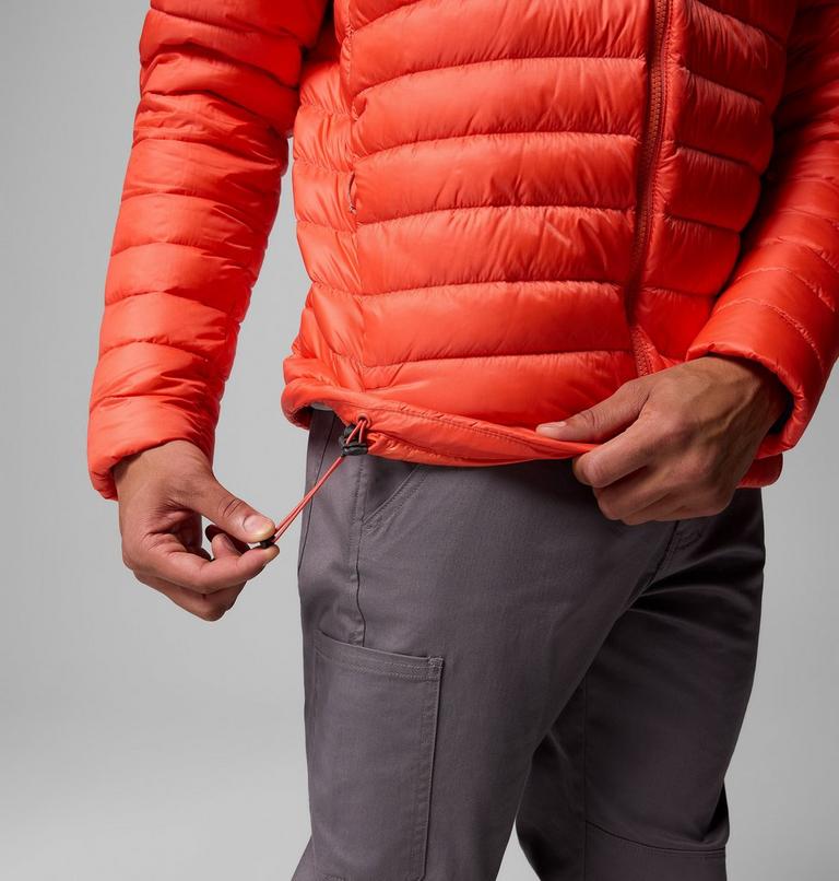 Men's Corelite Packable Down Hooded Jacket, Color: Zing, image 7