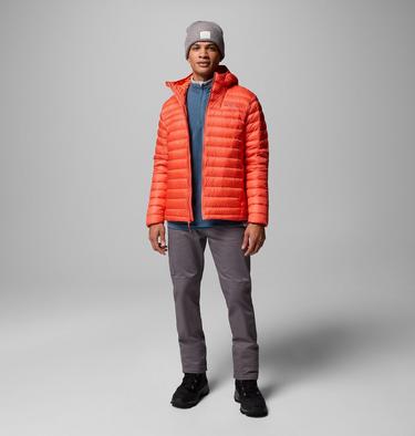 Men's Corelite Packable Down Hooded Jacket, Color: Zing, image 8
