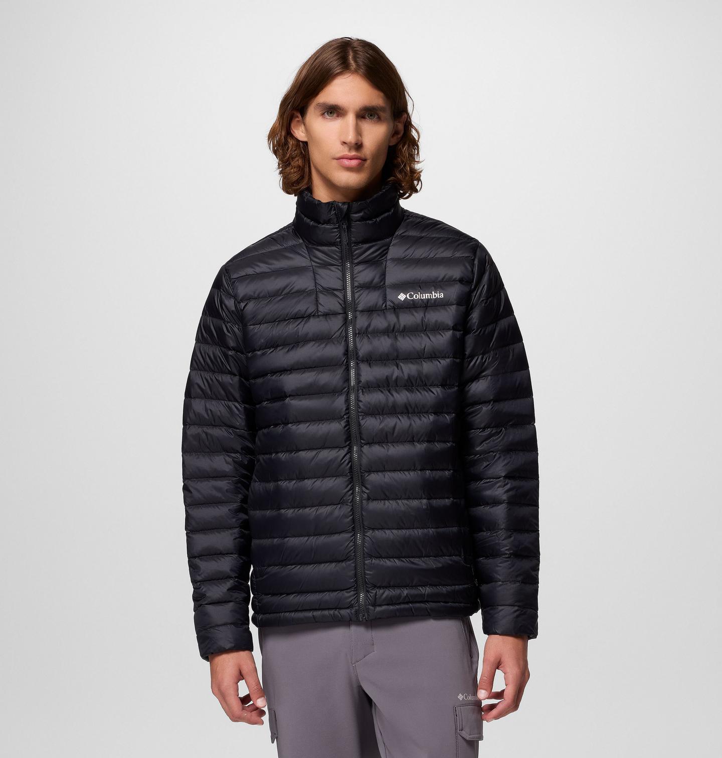 Мужская куртка Columbia Corelite Down Jacket, цвет: Чёрный — фото 1