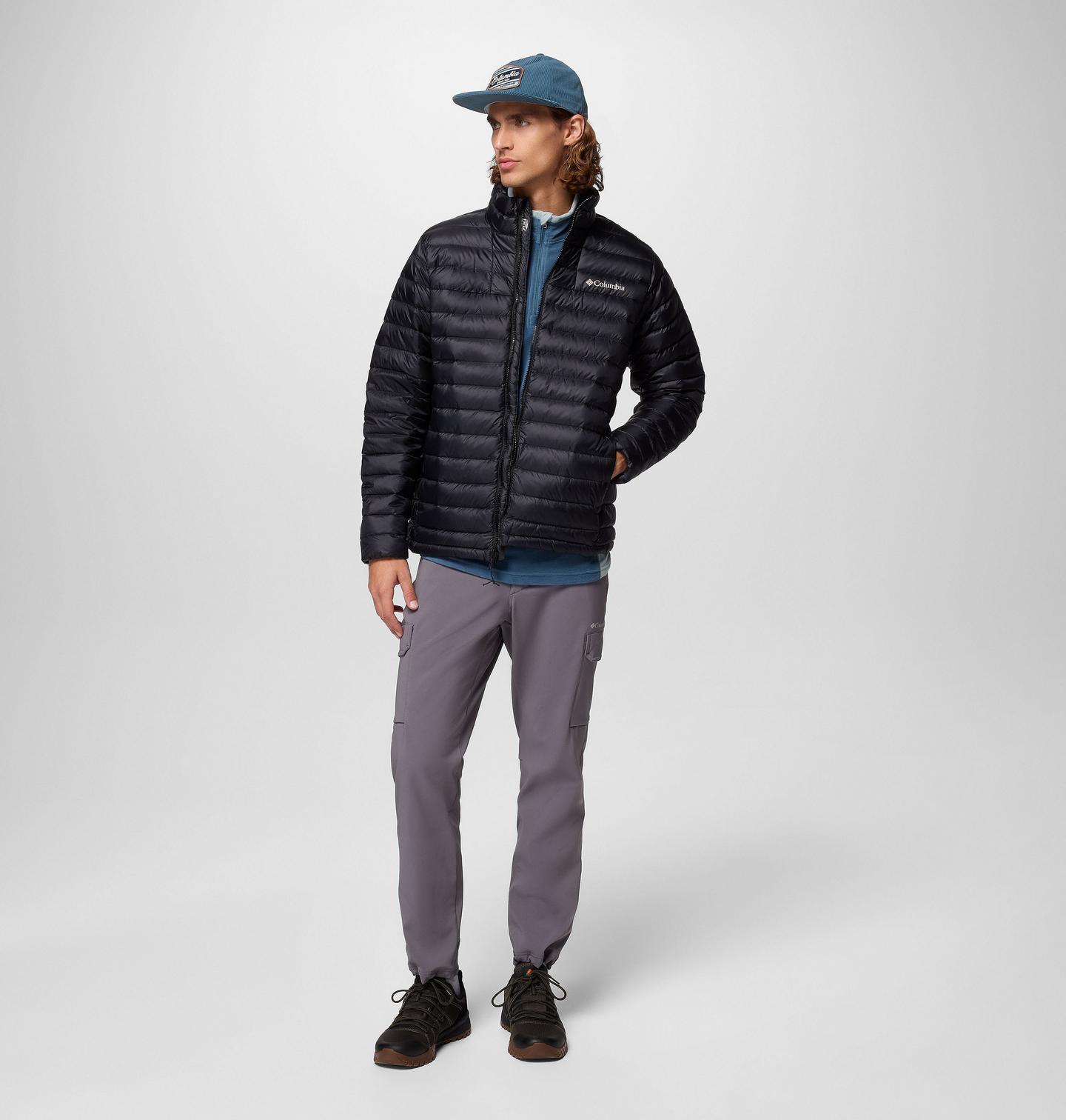 Мужская куртка Columbia Corelite Down Jacket, цвет: Чёрный — фото 2