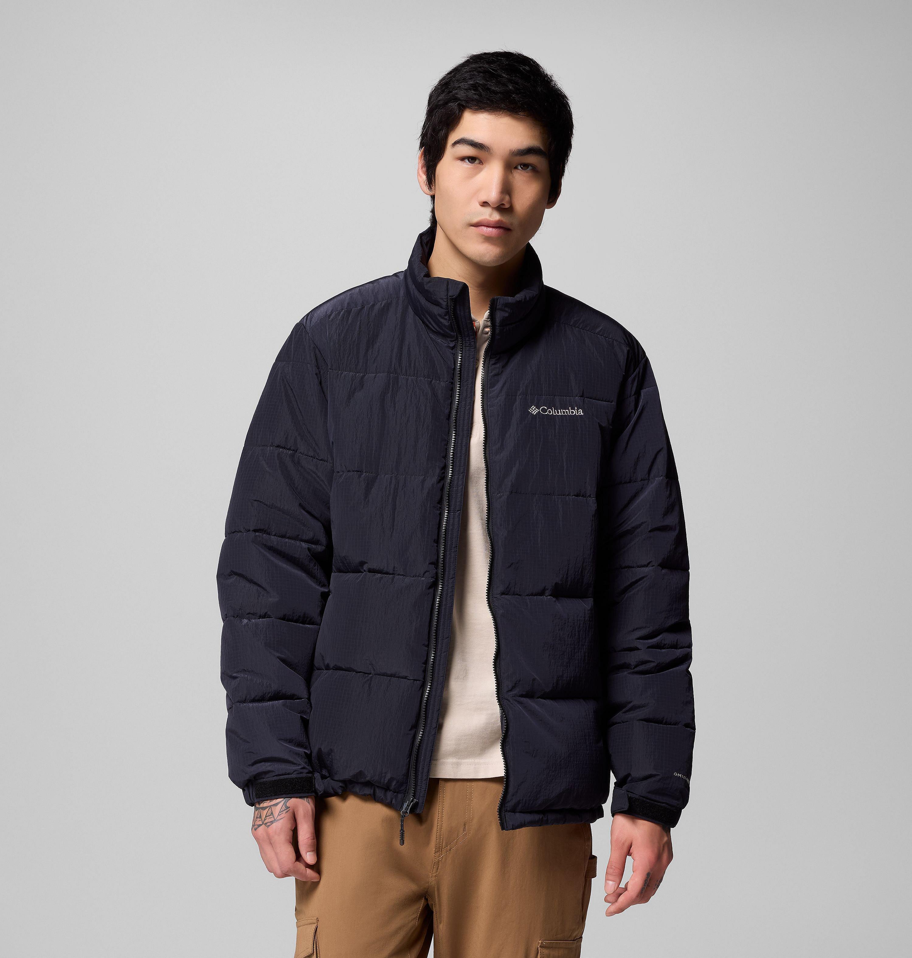 Columbia Sportswear Men's Black Columbia - Pike Lake™ Novelty Puffer Jacket - Medium