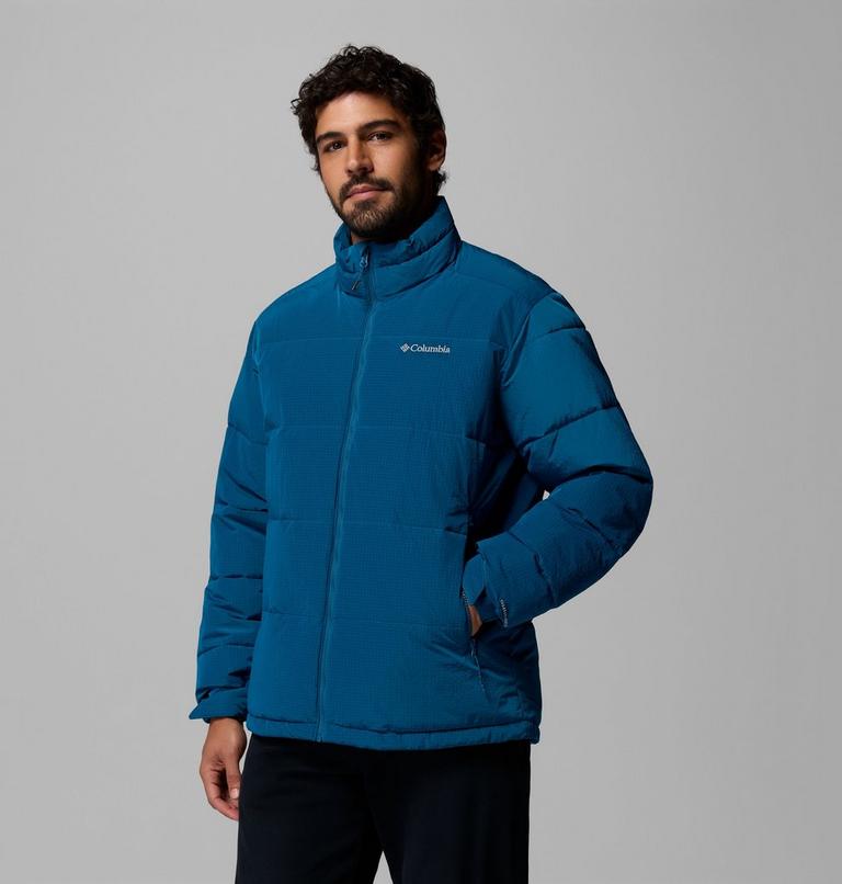 Men's Pike Lake Novelty Puffer Jacket, Color: Phoenix Blue, image 4