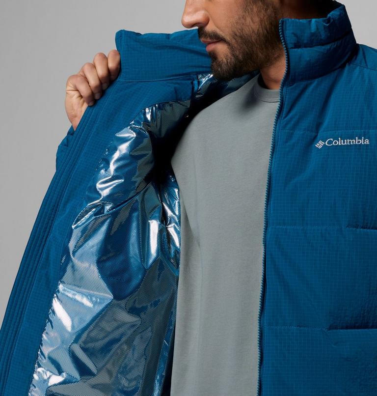 Men's Pike Lake Novelty Puffer Jacket, Color: Phoenix Blue, image 6