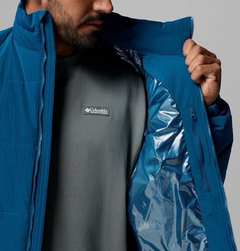 Men's Pike Lake Novelty Puffer Jacket, Color: Phoenix Blue, image 7