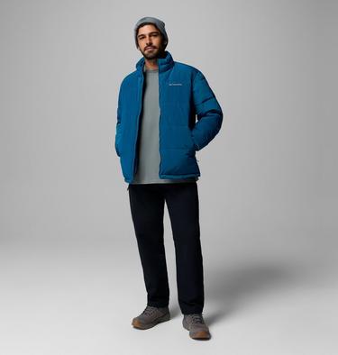 Men's Pike Lake Novelty Puffer Jacket, Color: Phoenix Blue, image 10