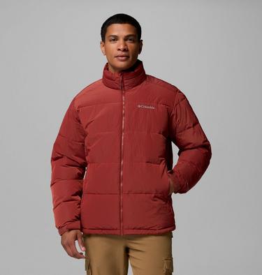 Men's Pike Lake Novelty Puffer Jacket, Color: Red Oxide, image 1