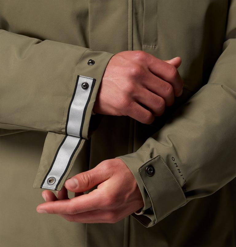 Parka impermeable de plumón Street Heights para hombre, Color: Stone Green, image 10