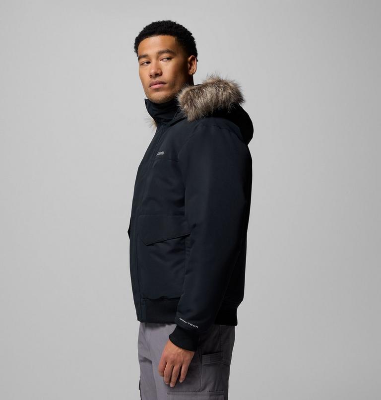 Men's Cape Ridge Bomber Jacket, Color: Black, image 4