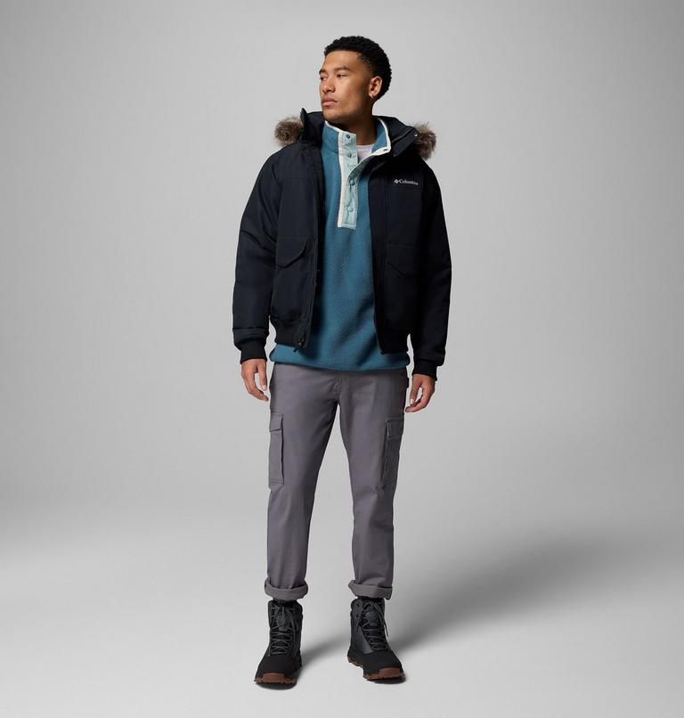 Men's Cape Ridge Bomber Jacket, Color: Black, image 2