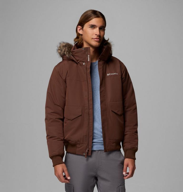 Chaqueta bomber impermeable de plumón Cape Ridge para hombre, Color: Tobacco, image 5