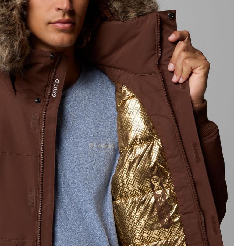 Chaqueta bomber impermeable de plumón Cape Ridge para hombre, Color: Tobacco, image 6