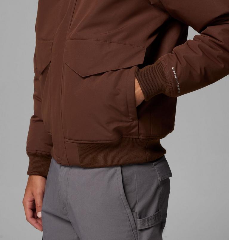 Chaqueta bomber impermeable de plumón Cape Ridge para hombre, Color: Tobacco, image 8