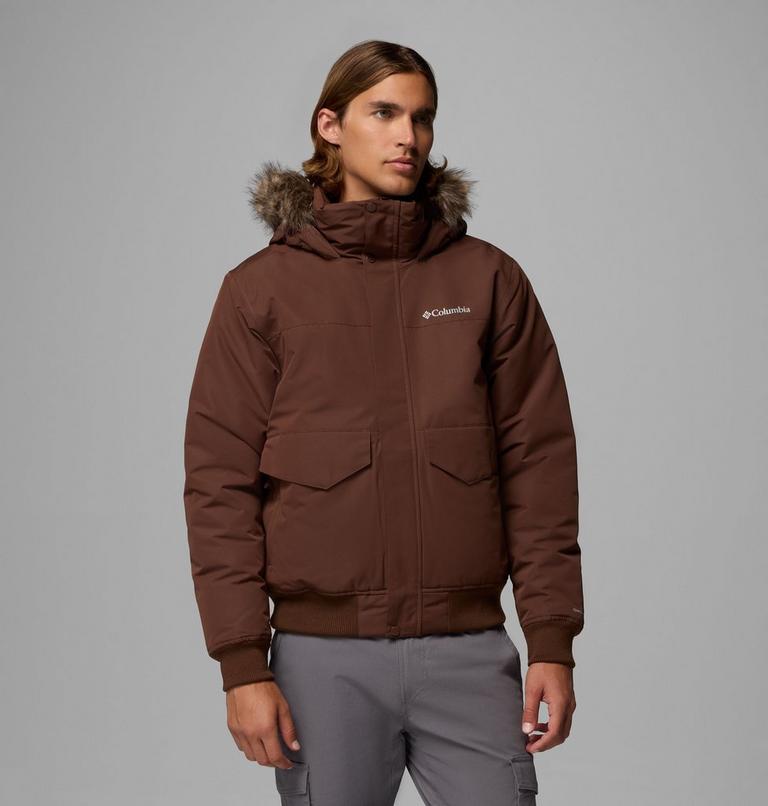 Chaqueta bomber impermeable de plumón Cape Ridge para hombre, Color: Tobacco, image 1