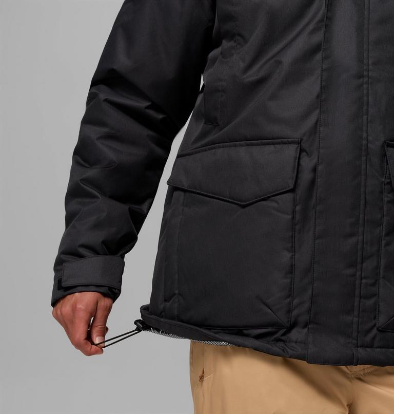Parka aislante con capucha Pines Lake para hombre, Color: Black, image 9