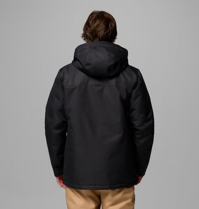 Parka aislante con capucha Pines Lake para hombre, Color: Black, image 3