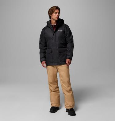 Men's Pines Lake Insulated Hooded Parka, Color: Black, image 10