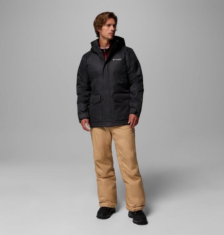 Parka aislante con capucha Pines Lake para hombre, Color: Black, image 2