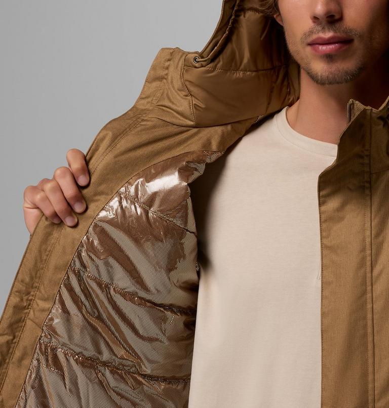 Parka aislante con capucha Pines Lake para hombre, Color: Delta, image 6