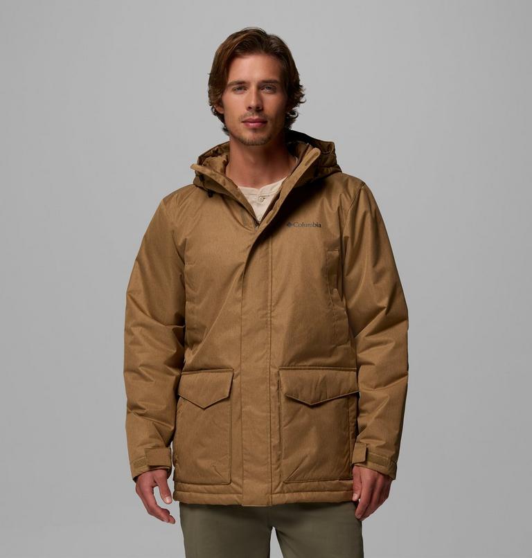 Parka aislante con capucha Pines Lake para hombre, Color: Delta, image 1