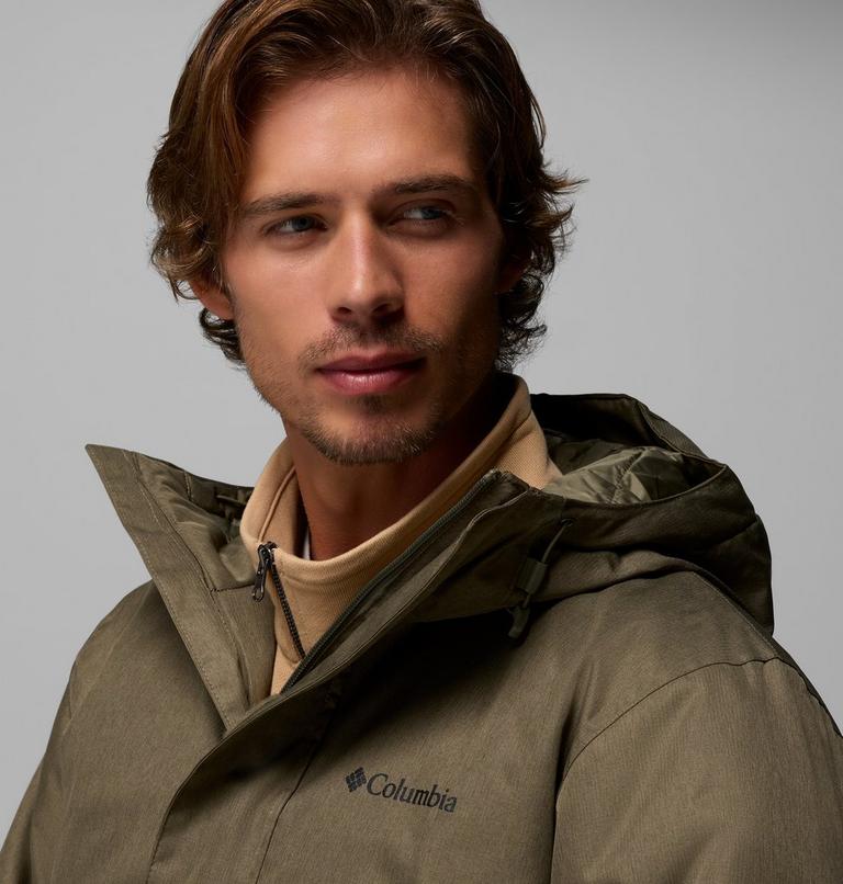 Parka aislante con capucha Pines Lake para hombre, Color: Stone Green, image 7