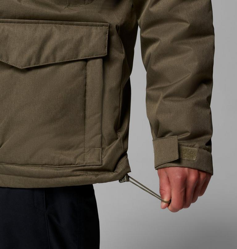 Parka aislante con capucha Pines Lake para hombre, Color: Stone Green, image 8