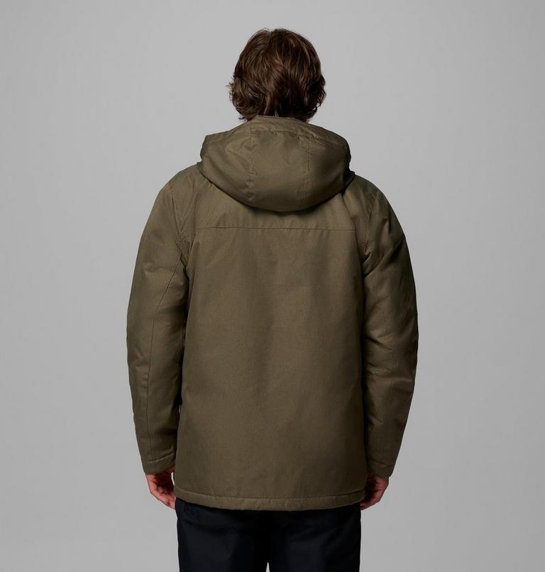 Parka aislante con capucha Pines Lake para hombre, Color: Stone Green, image 3