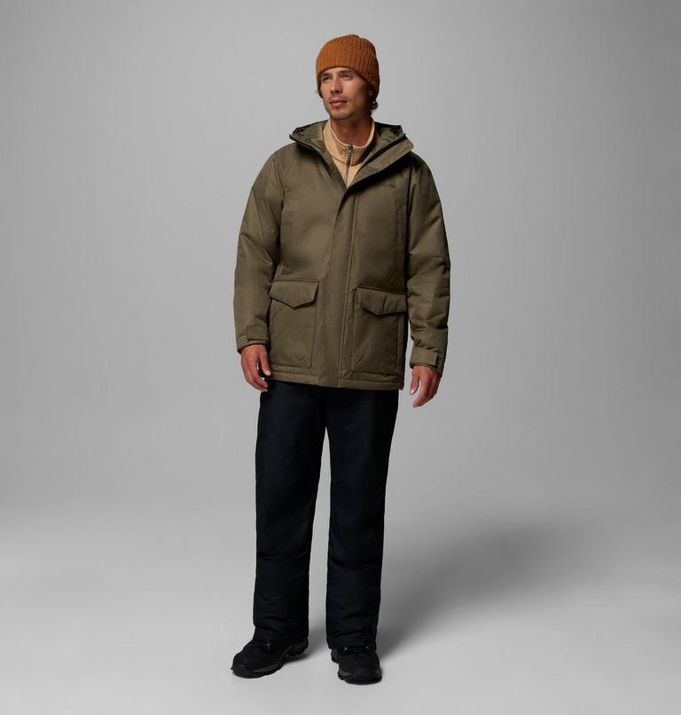 Parka aislante con capucha Pines Lake para hombre, Color: Stone Green, image 2