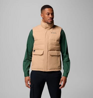 Men's Landroamer Puffer Vest, Color: Canoe, image 1